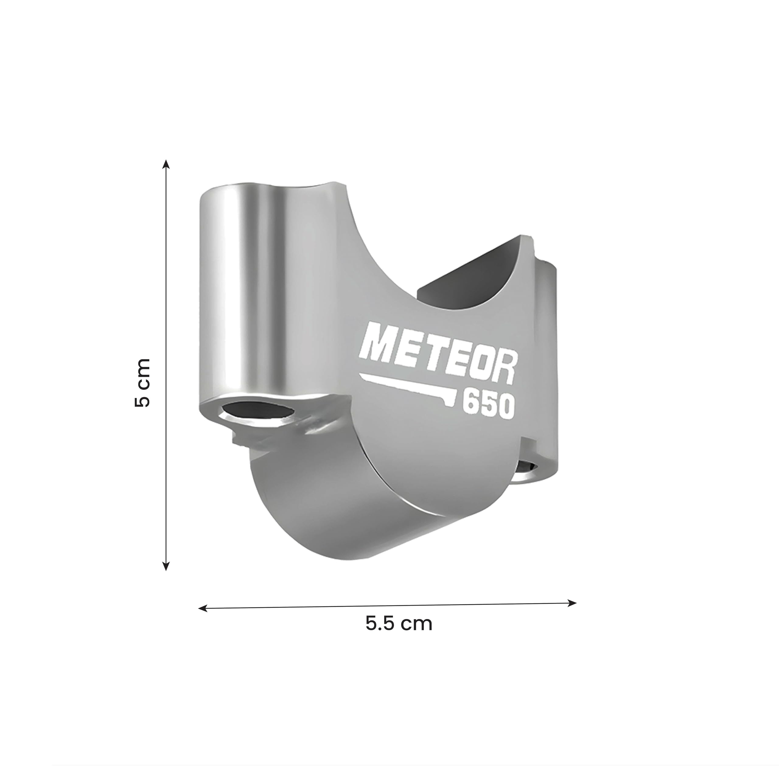 MOTO GENIUS Adjustable Handle Riser for RE Super Meteor 650 Motorbike | Enhances Comfort and Control | Height Riser Clamp Compatible with RE Super Meteor