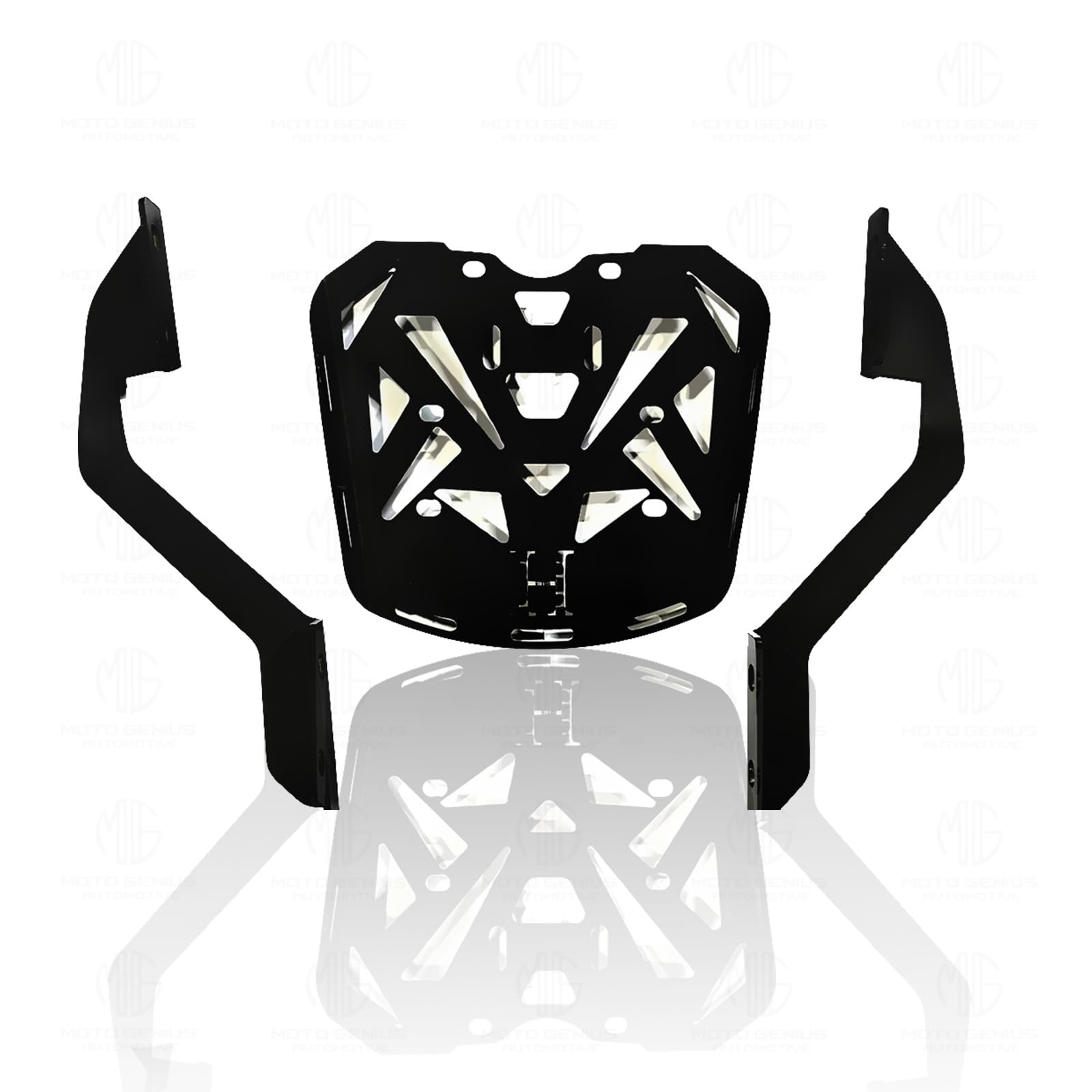 MOTO GENIUS Rear Luggage Rack for RE Hunter 350 | Durable Expedition Luggage Carrier | Heavy-Duty Rear Rack for Hunter 350