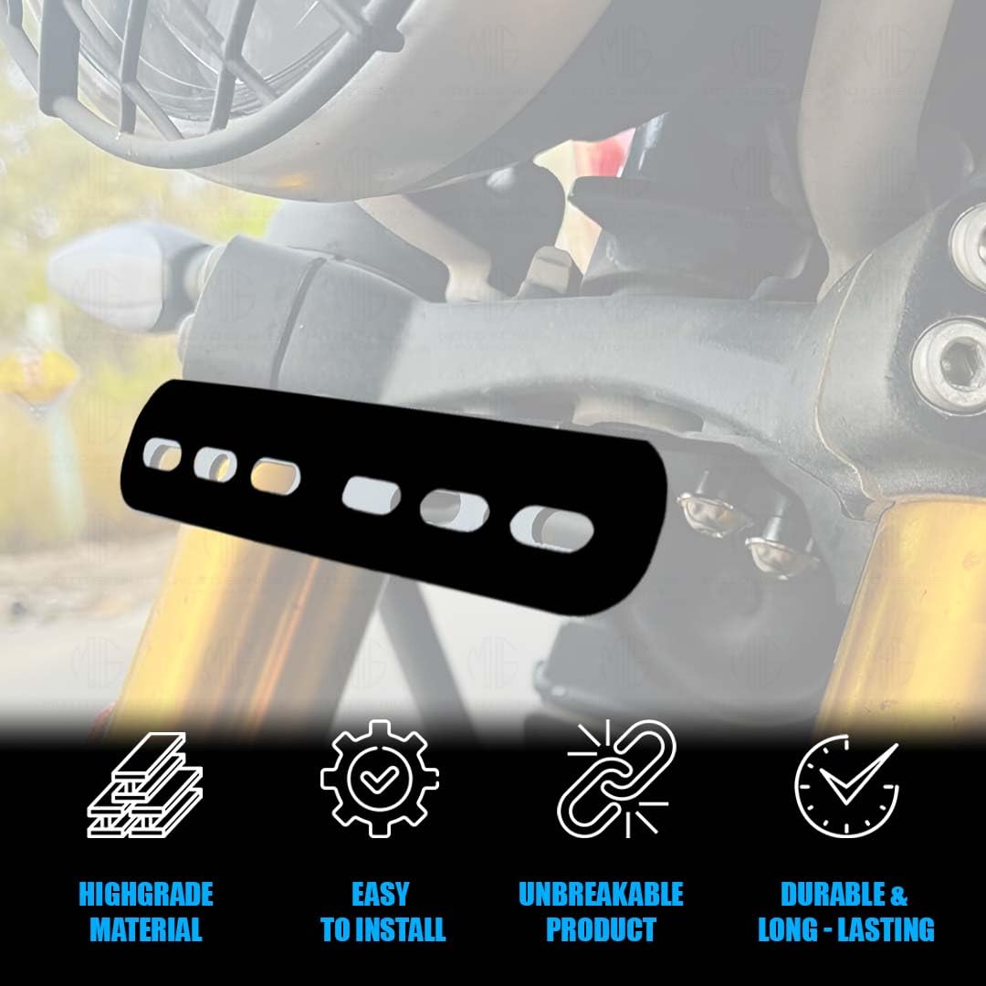 MOTO GENIUS Number Plate Relocator for Triumph Speed 400 & Scrambler 400X | Tail Tidy Fender Eliminator Kit | Durable Metal Construction | Sleek Rear License Plate Mount