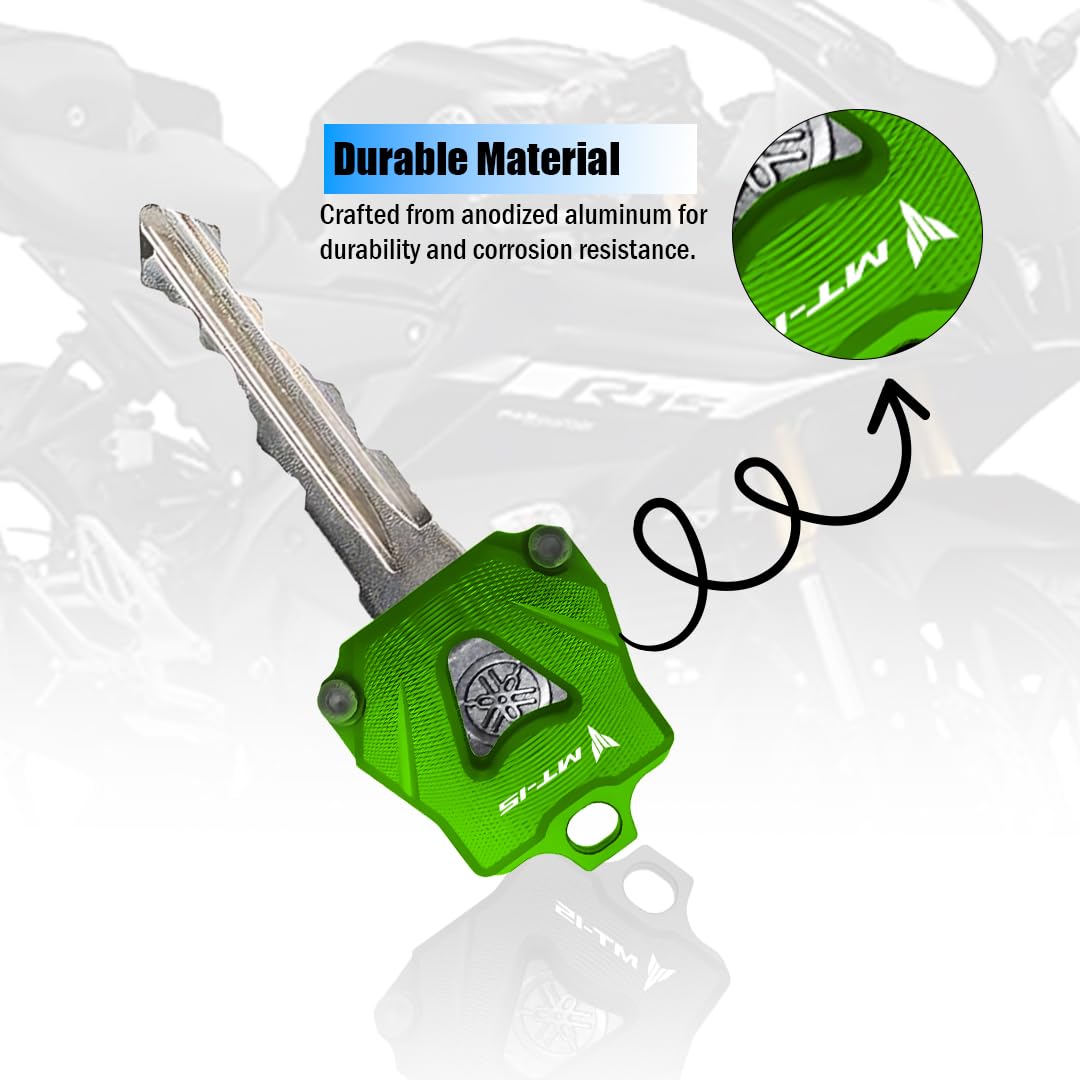 CNC Aluminum Key Shell Case Cover for MT15 Motorbike | Premium Protection with Stylish Finish