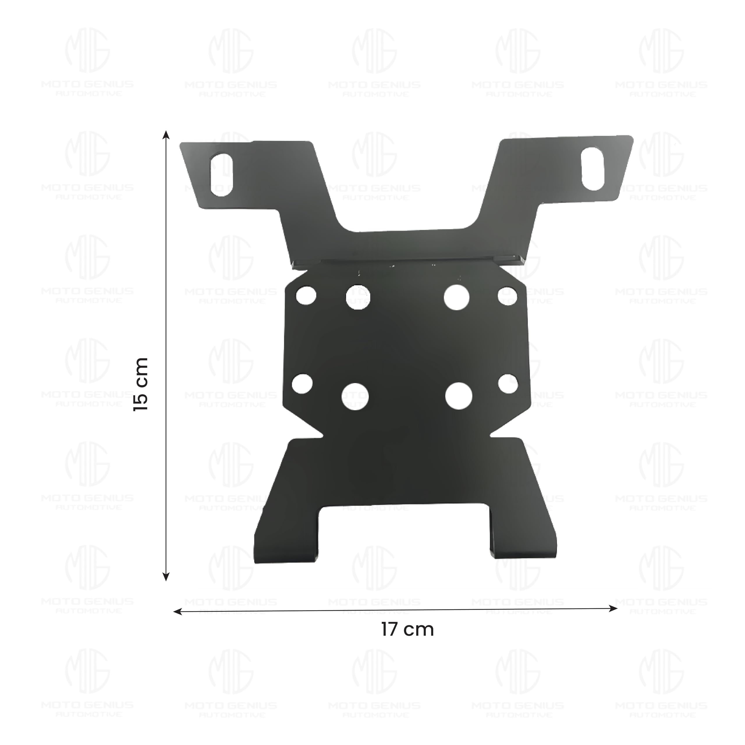 MOTO GENIUS Himalayan Jerry Can Mount | Heavy Duty Mounting Bracket for Jerry Cans |Rugged Design for Adventure Riding (Pack of 2) (BS4)