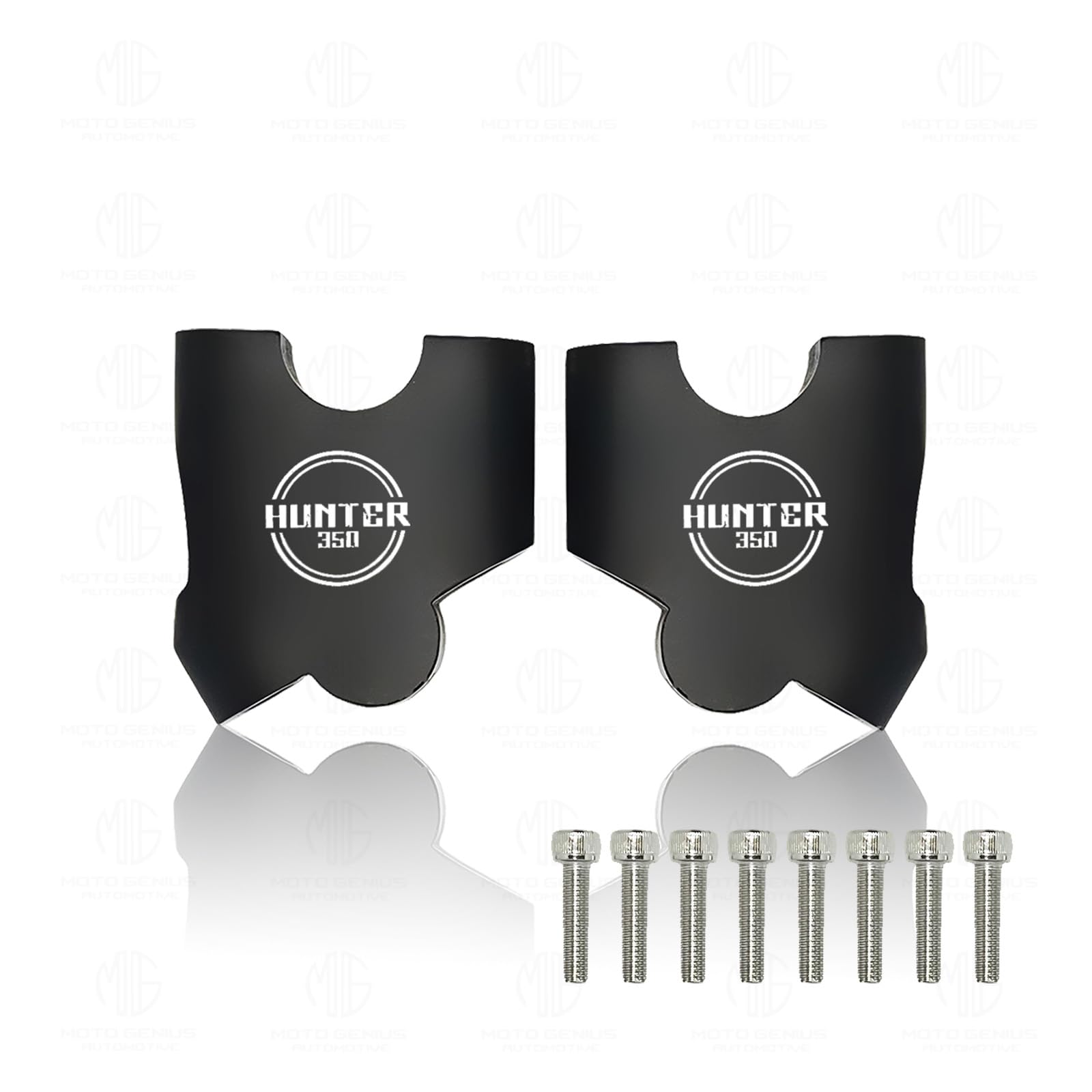 MOTO GENIUS Adjustable Handle Riser Hunter |Enhances Comfort and Control | Height Riser Clamp Compatible with RE Hunter (Angular)