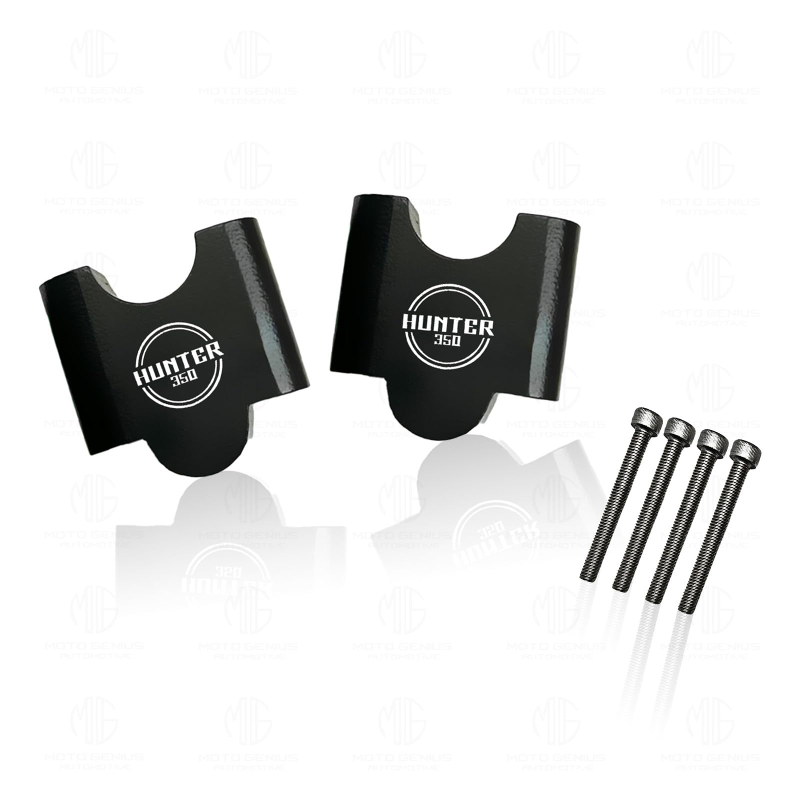 MOTO GENIUS Adjustable Handle Riser Hunter |Enhances Comfort and Control | Height Riser Clamp Compatible with RE Hunter (Angular)