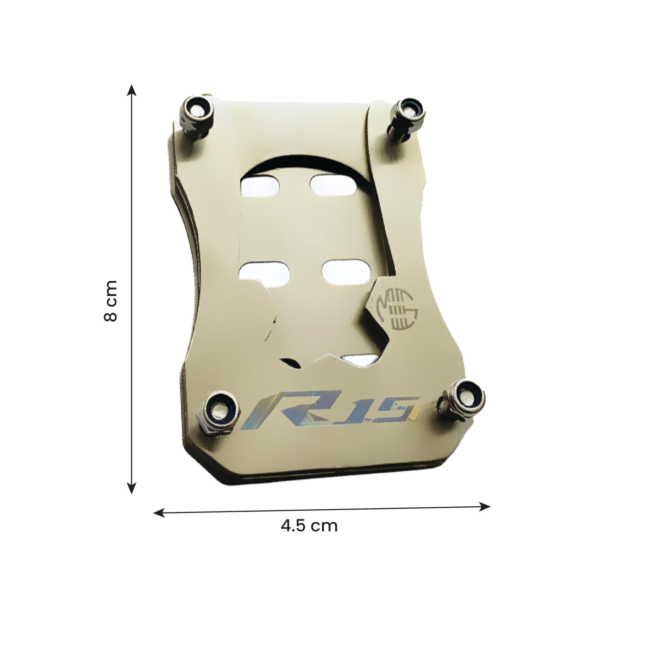 MOTO GENIUS Stainless Steel Side Stand Extender for R15 V4 | Heavy Duty Parking Support and Stability Enhancer