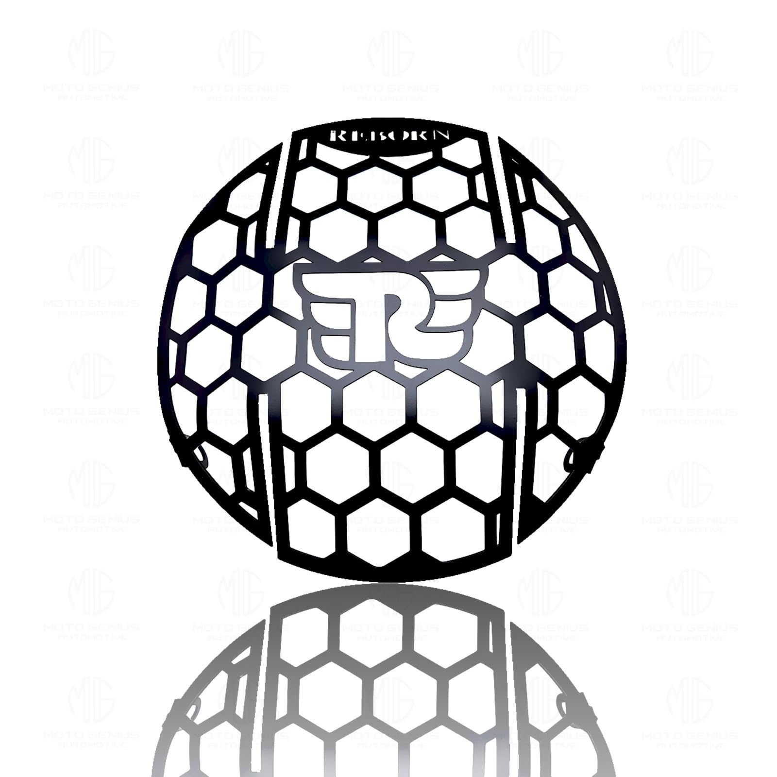 MOTO GENIUS Front Headlight Grill Guard for Reborn Classic 350 |Durable Metal Protective Head Light Frame Protector