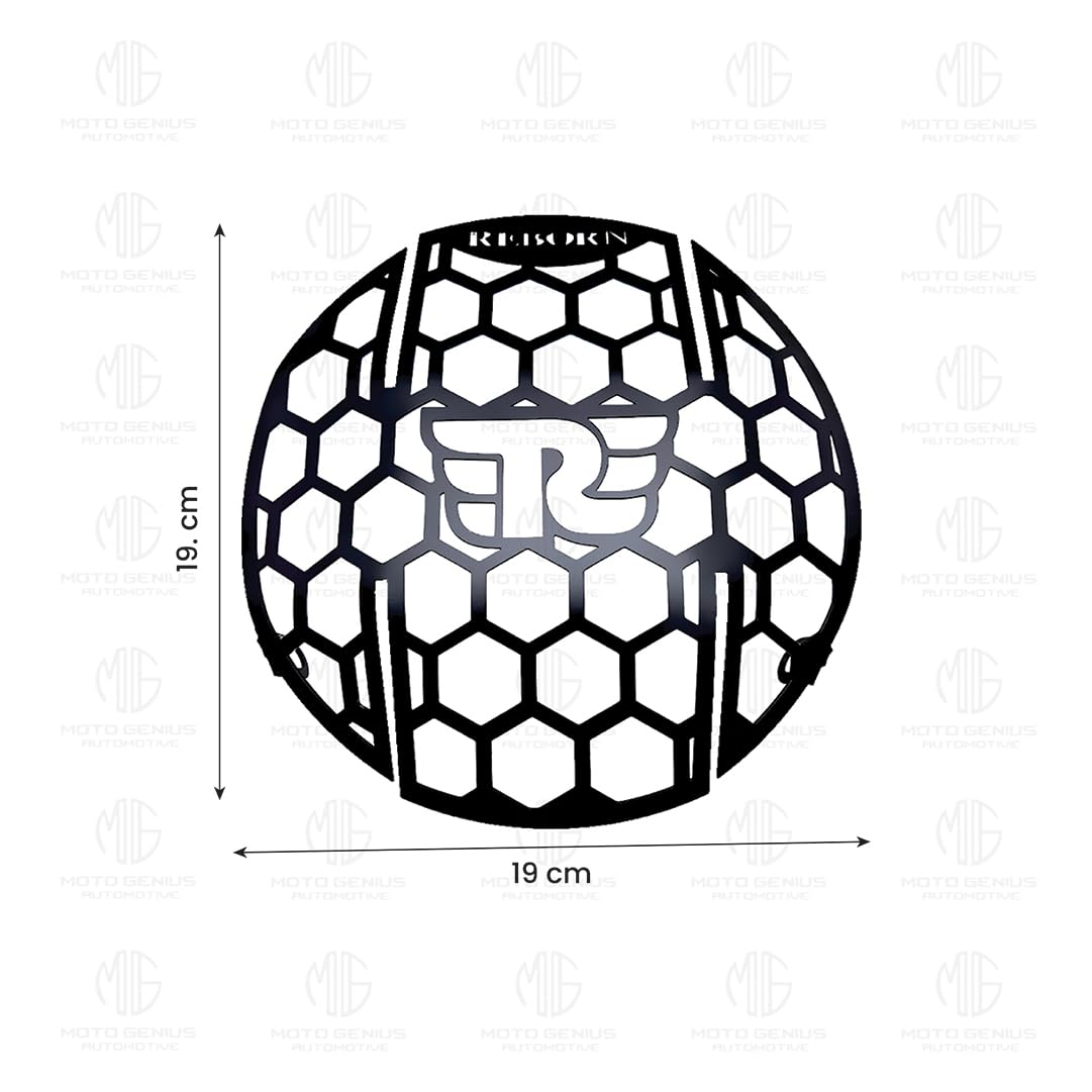 Front Headlight Grill Guard for Reborn Classic 350 |Durable Metal Protective Head Light Frame Protector