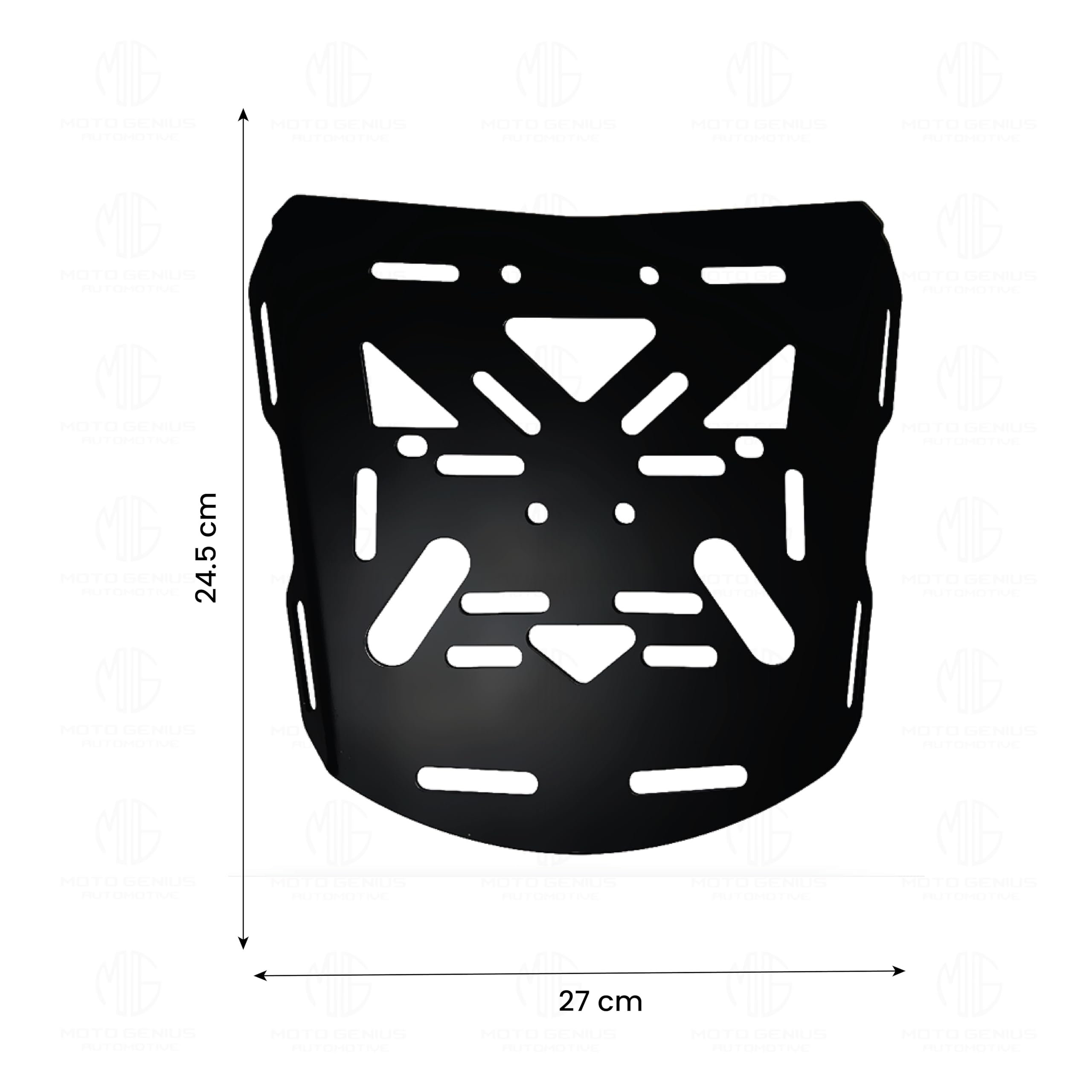 MOTO GENIUS Rear Luggage Rack for RE Himalayan BS3/BS4/BS6/Scram Motorbike | Durable Expedition Luggage Carrier | Heavy-Duty Rear Rack for Himalayan Motorbike