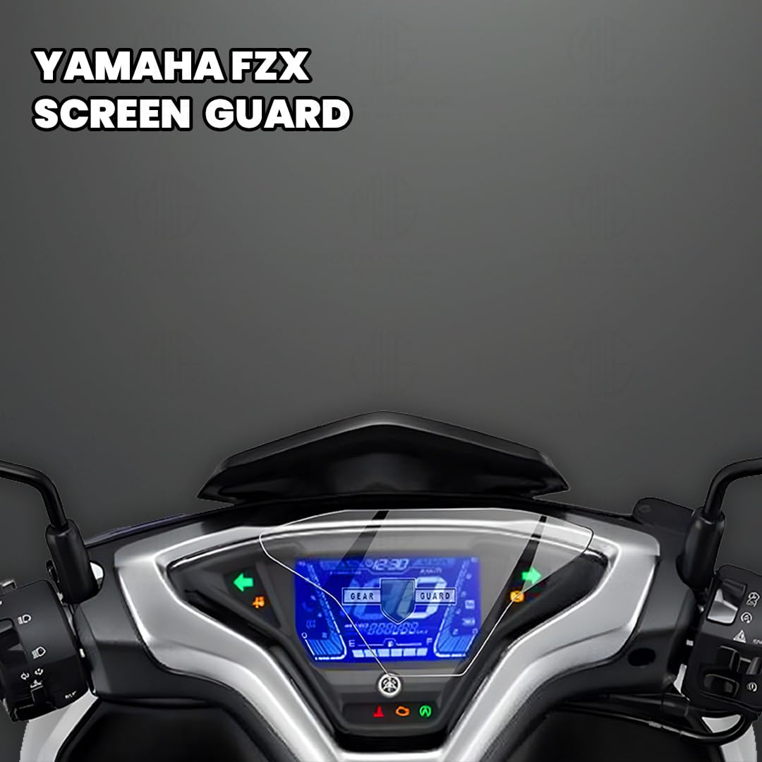 MOTO GENIUS 9H Hardness Speedometer Screen Protector for FZX Scratch Guard, Scratch Resistant, Anti-Fingerprint, Clarity, Easy Application