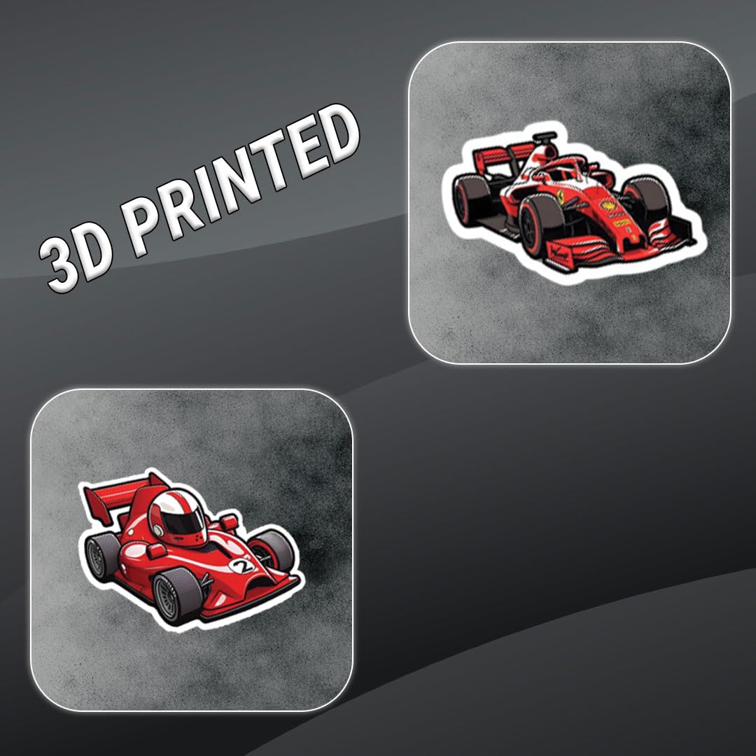3D Vinyl Car Sticker for Exterior, Waterproof & Fade-Proof Self Adhesive Car Decal for Rear Glass, Bumper, Windshield & Car Styling Accessories (9 PC) (Car9-9PC)