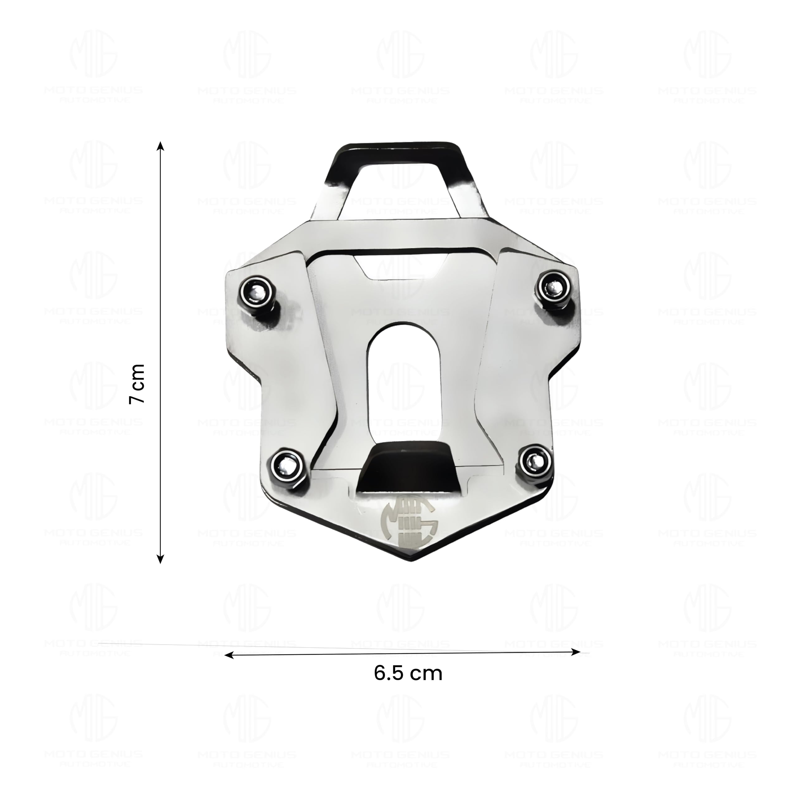 MOTO GENIUS Stainless Steel Side Stand Extender for RE Himalayan BS3/BS4/BS6/Scram Motorbike | Heavy Duty Parking Support & Stability Enhancer (Black)