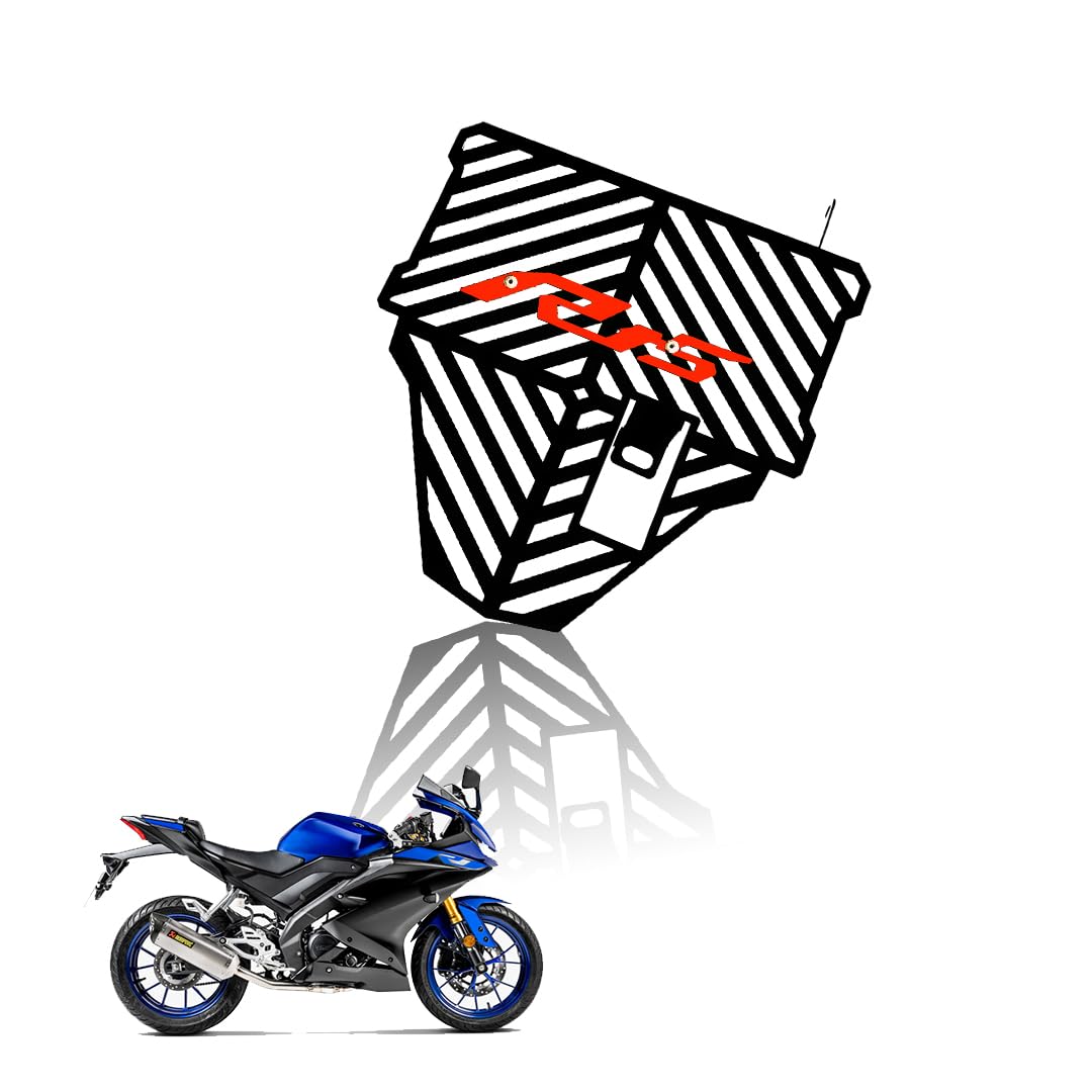 MOTO GENIUS Radiator Guard for R15 V3 | Durable Metal Protector |Essential Accessory for Motorcycle Radiator Protection ( )