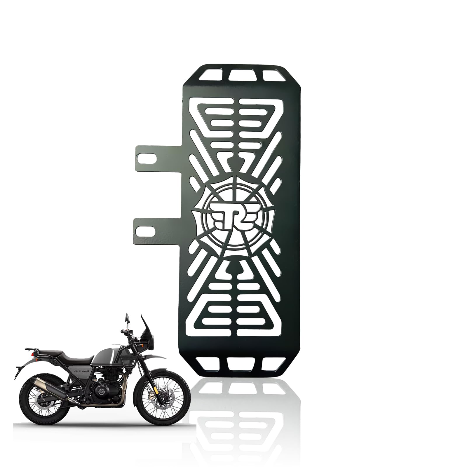 MOTO GENIUS Radiator Guard for Himalayan BS3/BS4/BS6/Scram Motorbike | Durable Metal Protector |Essential Accessory for Motorcycle Radiator Protection (Himalayan)