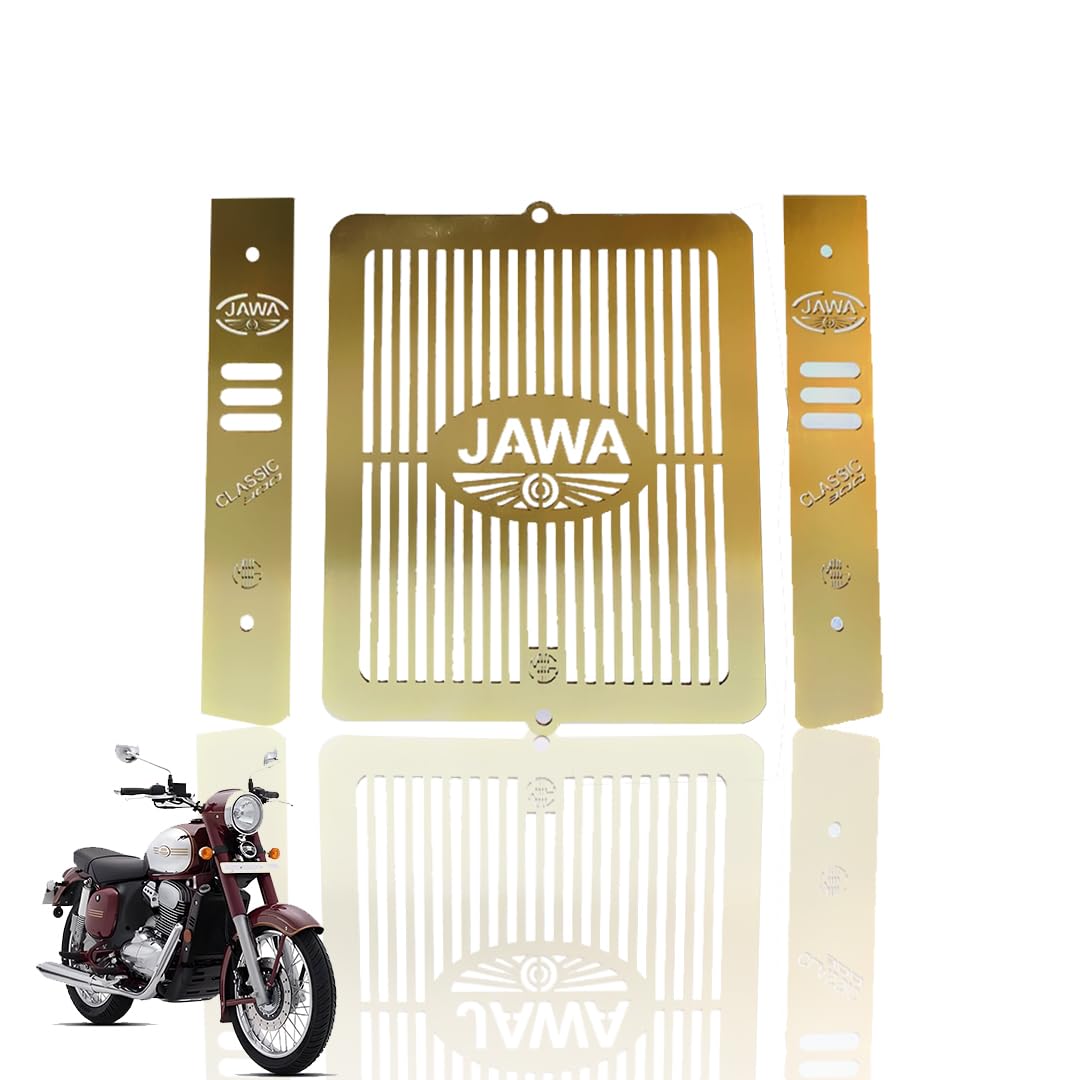 Radiator Guard for JAWA Classic 300 Motorbike | Durable Stainless Steel Protector |Essential Accessory for Motorcycle Radiator Protection