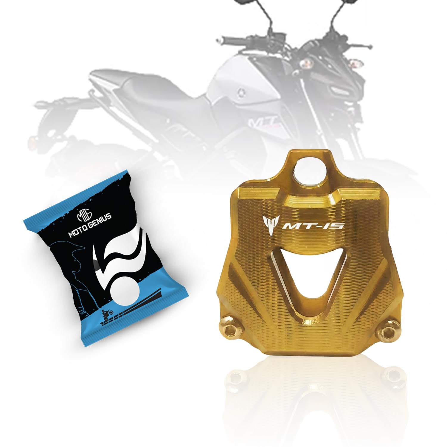CNC Aluminum Key Shell Case Cover for MT15 Motorbike | Premium Protection with Stylish Finish