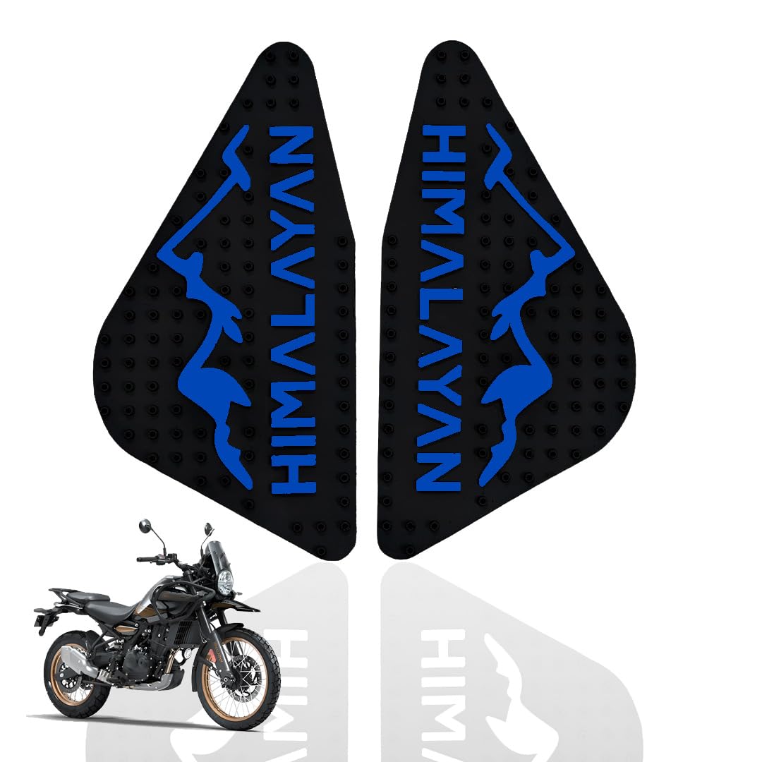 MOTO GENIUS Himalayan 450 Tank Pads | Premium Anti-Slip & Scratch-Resistant Protection | Durable, Stylish Design for Motorbike Tank | Easy Installation | Ideal for Himalayan 450 ()