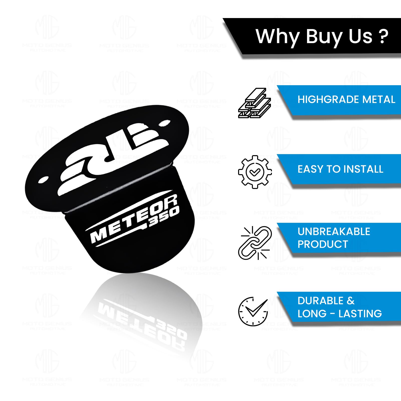 MOTO GENIUS Meteor Front Disc Brake Fluid Reservoir Oil Cap for Bike Replacement for Enhanced Durability and Performance (Pack of 1) ()