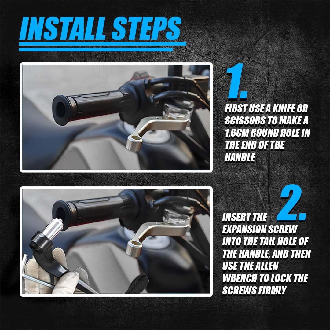 MOTO GENIUS Adjustable CNC Brake Clutch Lever Protector Guard for Motorcycles & Bikes | Universal Fit, Durable Aluminum, Lever Protection, Minimalist Design