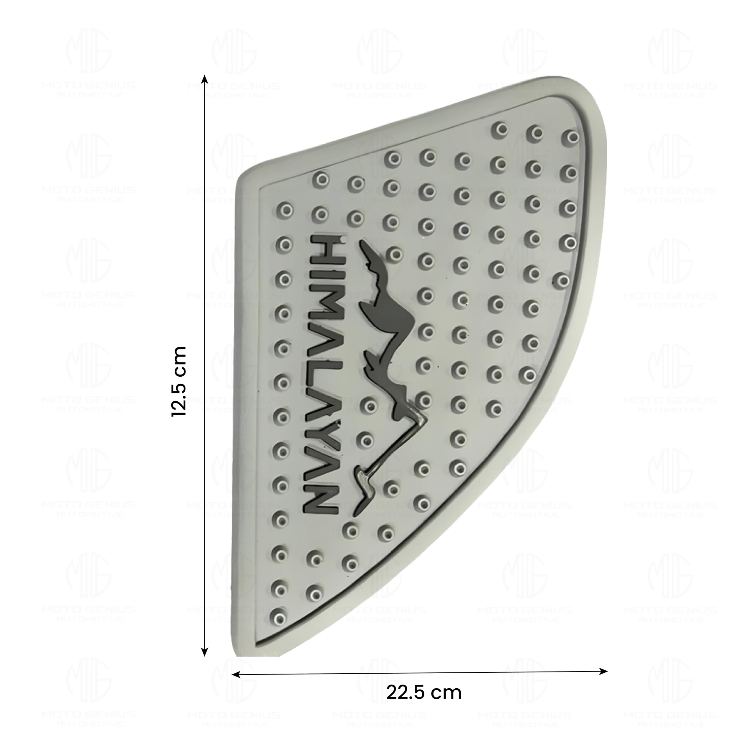 MOTO GENIUS Himalayan Tank Pads | Premium Tank Protection Pads |Anti-Slip and Scratch-Resistant Design |Stylish and Durable for Himalayan BS3/BS4/BS6BS/SCRAM ()