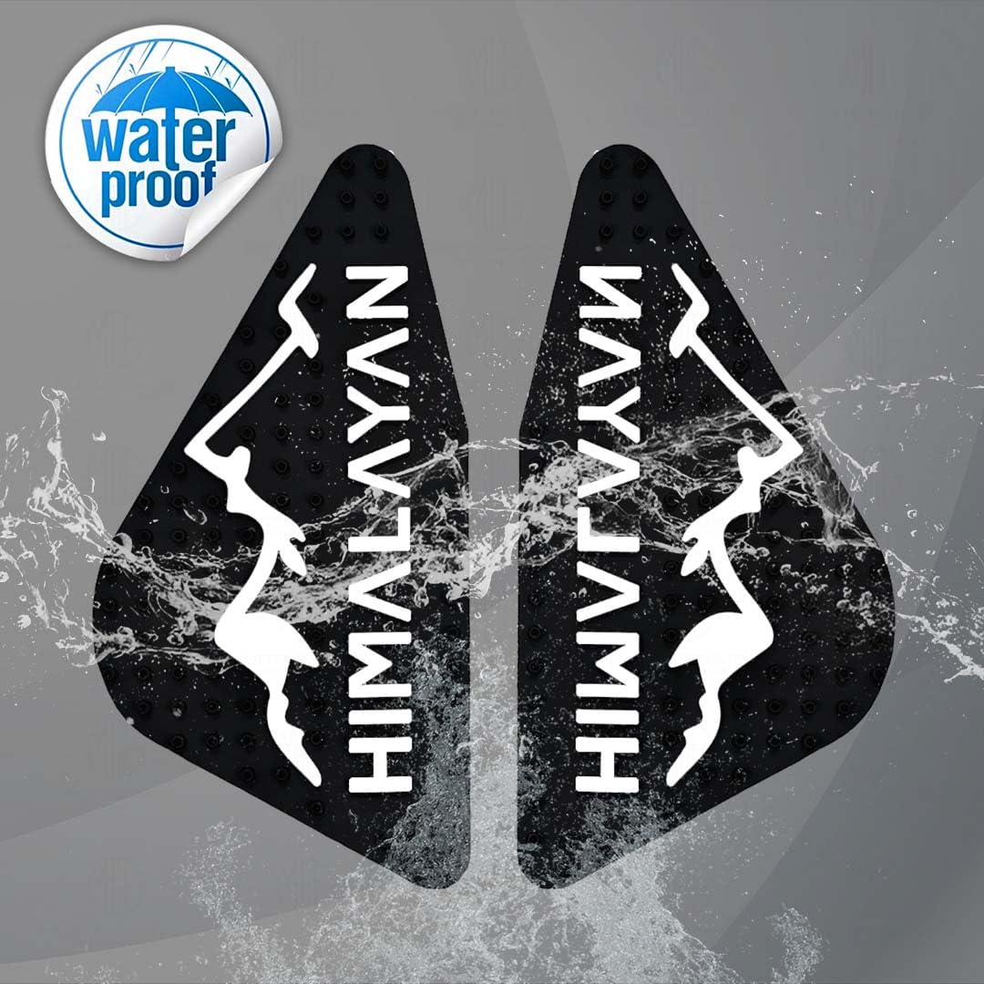 MOTO GENIUS Himalayan 450 Tank Pads | Premium Anti-Slip & Scratch-Resistant Protection | Durable, Stylish Design for Motorbike Tank | Easy Installation | Ideal for Himalayan 450 ()