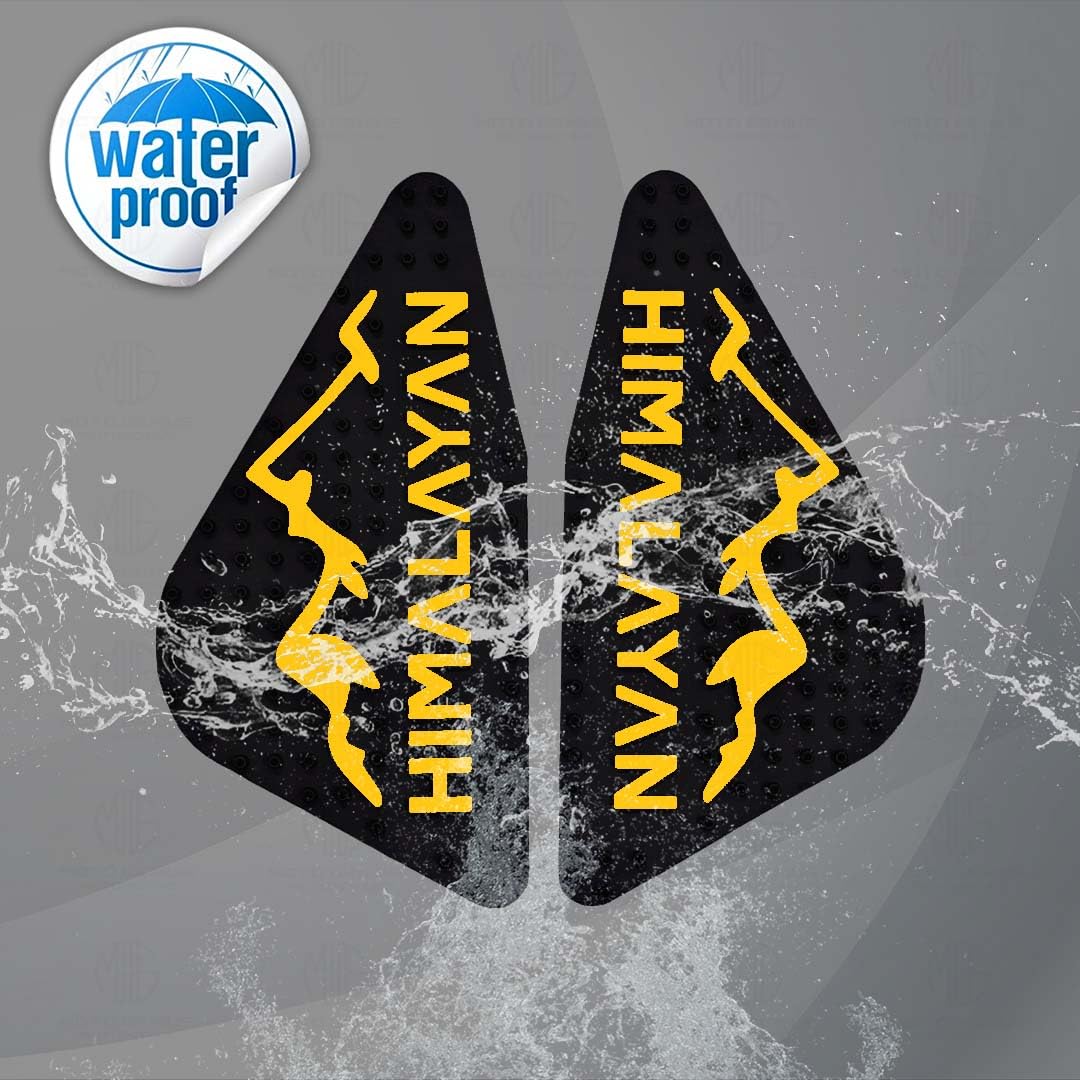 MOTO GENIUS Himalayan 450 Tank Pads | Premium Anti-Slip & Scratch-Resistant Protection | Durable, Stylish Design for Motorbike Tank | Easy Installation | Ideal for Himalayan 450 ()