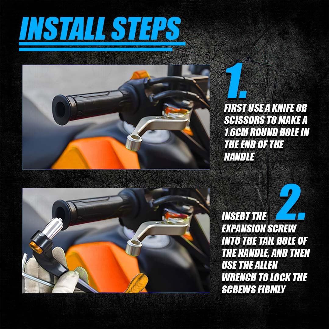 MOTO GENIUS Adjustable CNC Brake Clutch Lever Protector Guard for Motorcycles & Bikes | Universal Fit, Durable Aluminum, Lever Protection, Minimalist Design ()