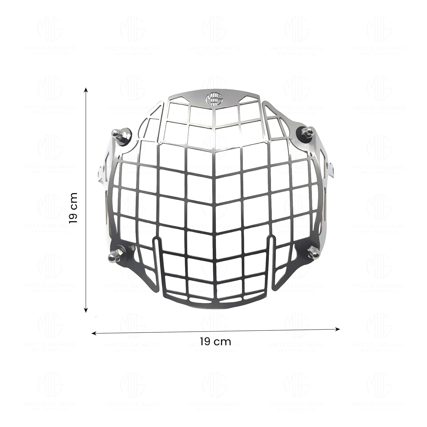 Headlight Grill Guard for RE Interceptor | Durable Stainless Steel Protective Cover for Motorcycle Lights
