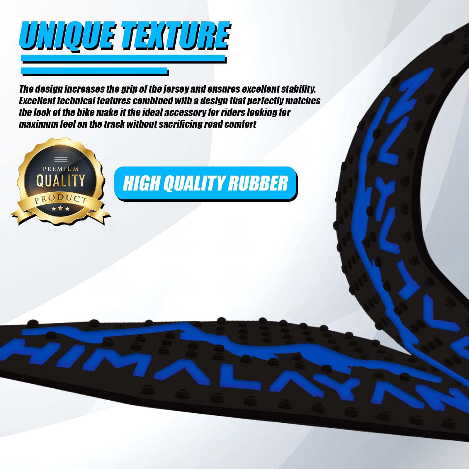 MOTO GENIUS Himalayan 450 Tank Pads | Premium Anti-Slip & Scratch-Resistant Protection | Durable, Stylish Design for Motorbike Tank | Easy Installation | Ideal for Himalayan 450 ()
