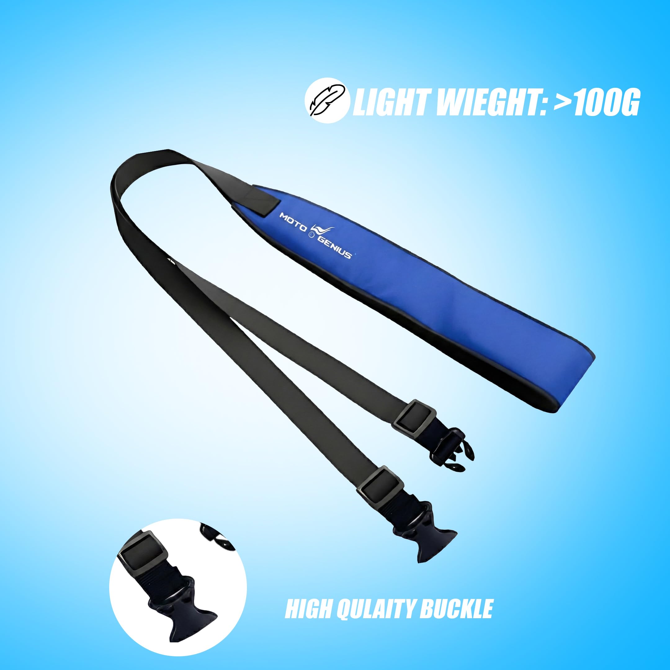 Helmet carrier shoulder Belt / Strap, Hands-Free, Adjustable, Breathable Polyester Shoulder Strap for Easy Helmet Carry