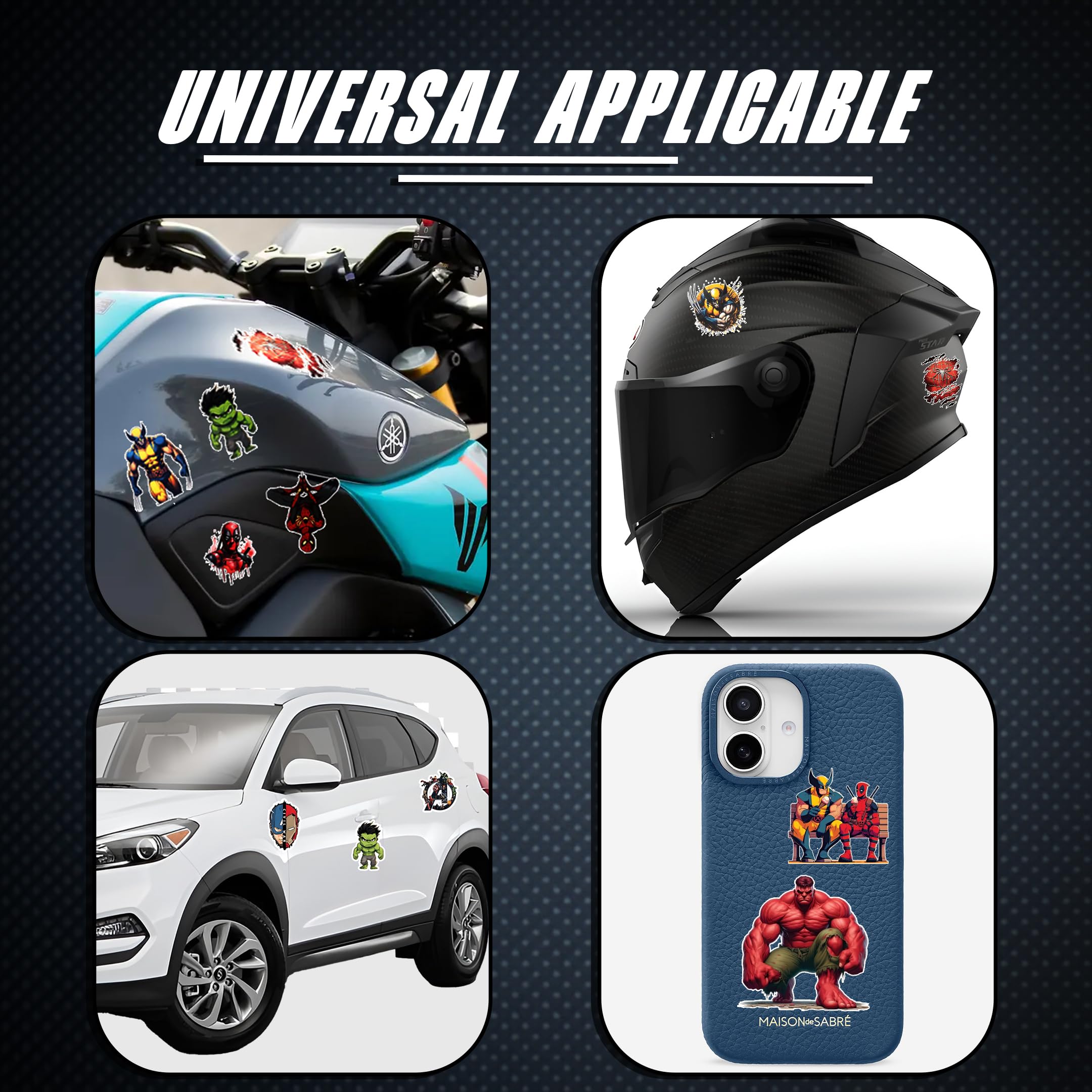 Angry Comic-Style Superhero Inspired by Marvel | UV DTF 3D Printed Stickers – Durable, Vibrant, Waterproof Decal for Laptops, Bottles, Cars & More