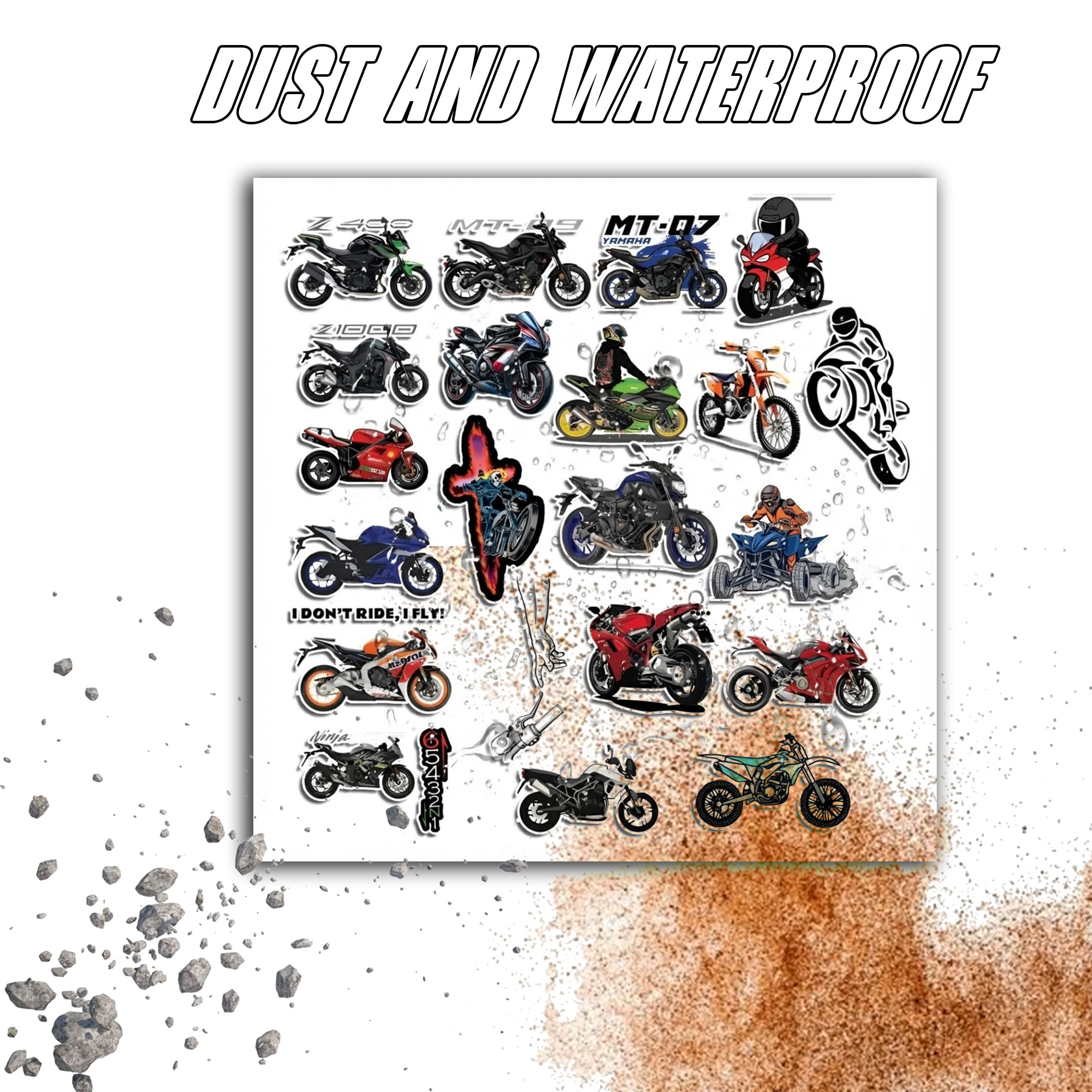 animal bike car laptop helmet 3d vinyl sticker waterproof decal for laptop bike car helmet