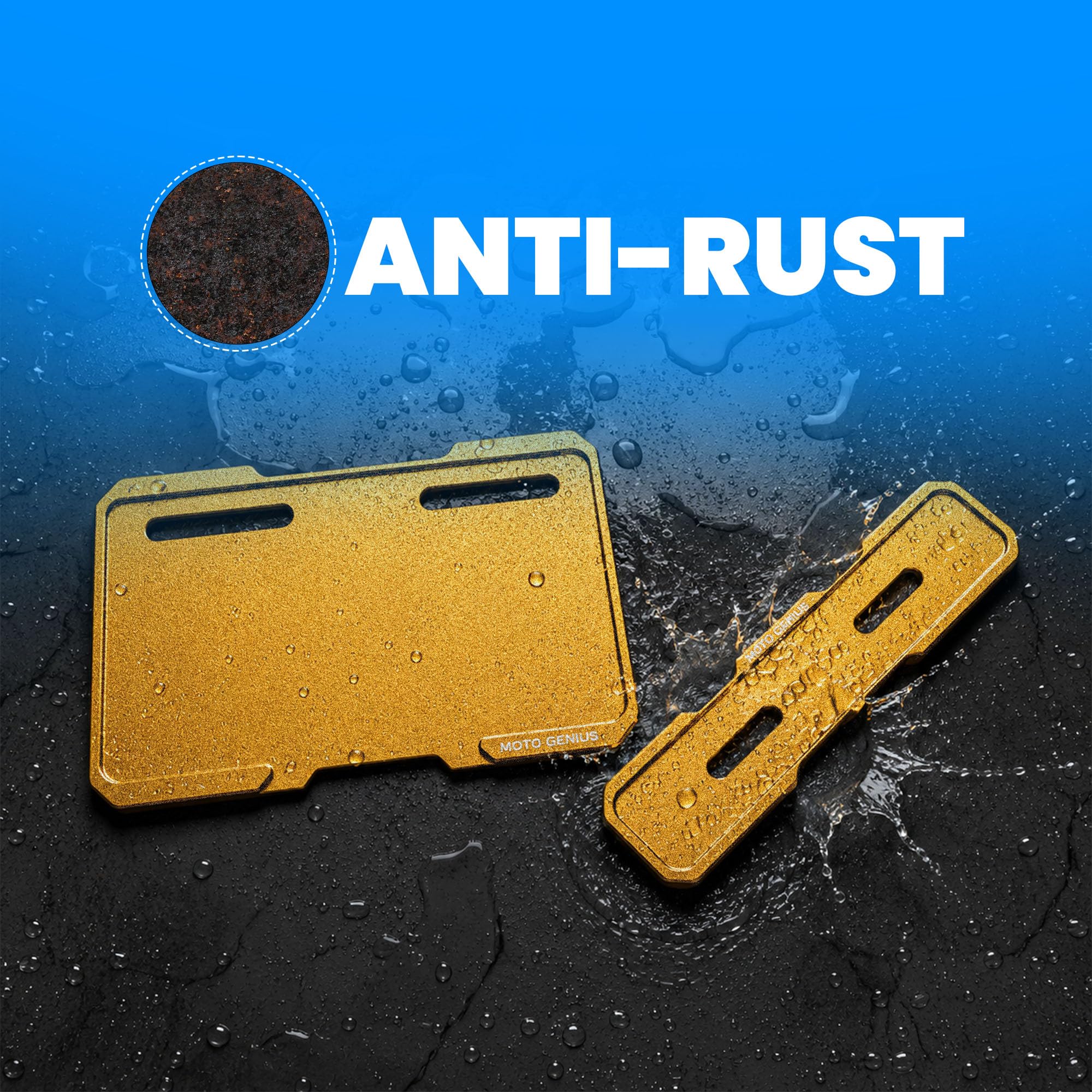 Universal CNC Aluminium Number Plate Holder Frame for Bikes & Scooters, Front & Rear, Anti-Rust, Heavy-Duty License Plate Mount, Universal Fit, Easy Installation