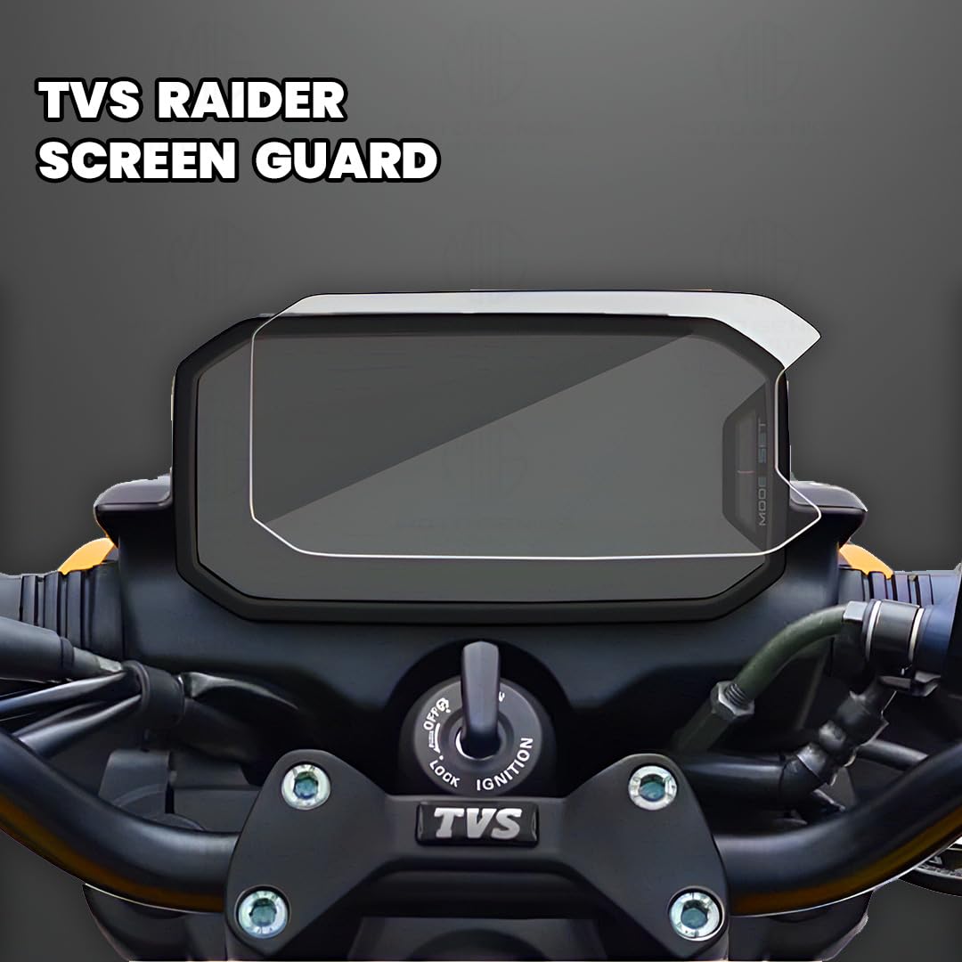 9H Nano Glass Screen Protector for TVS NTORQ Speedometer, Scratch Resistant, Anti Fingerprint, HD Clarity, Easy Application-Transparent - Moto Genius