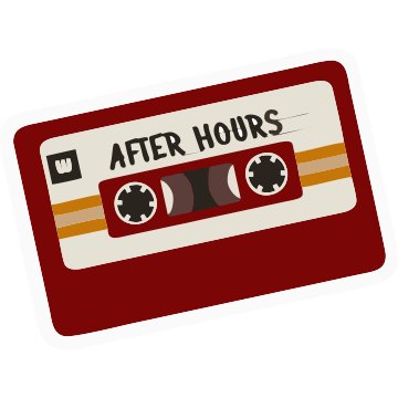 After hours Sticker