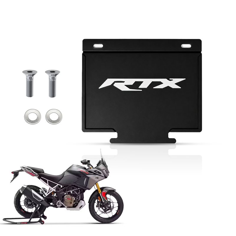 Apache RTX Mud Flap Flexible Rubber Bike Mudguard Rear Fender Protector, Weather Resistant Splash Guard for Dirt, Mud & Water