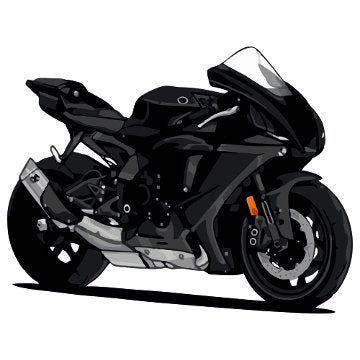 Black Sports Bike 01