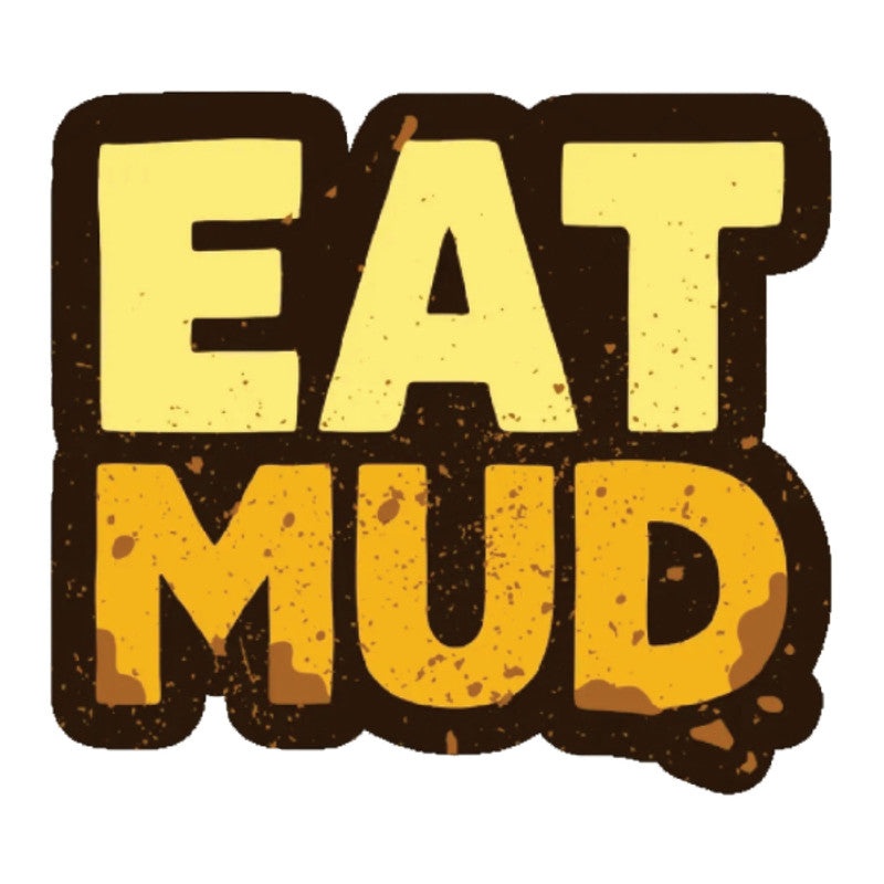 Eat-Mud 3D Vinyl Sticker Waterproof Decals for Motorcycle, Helmet & Laptop | Edgy Aesthetic Stickers for Bikes and cars