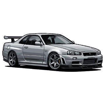 Grey Sports Car