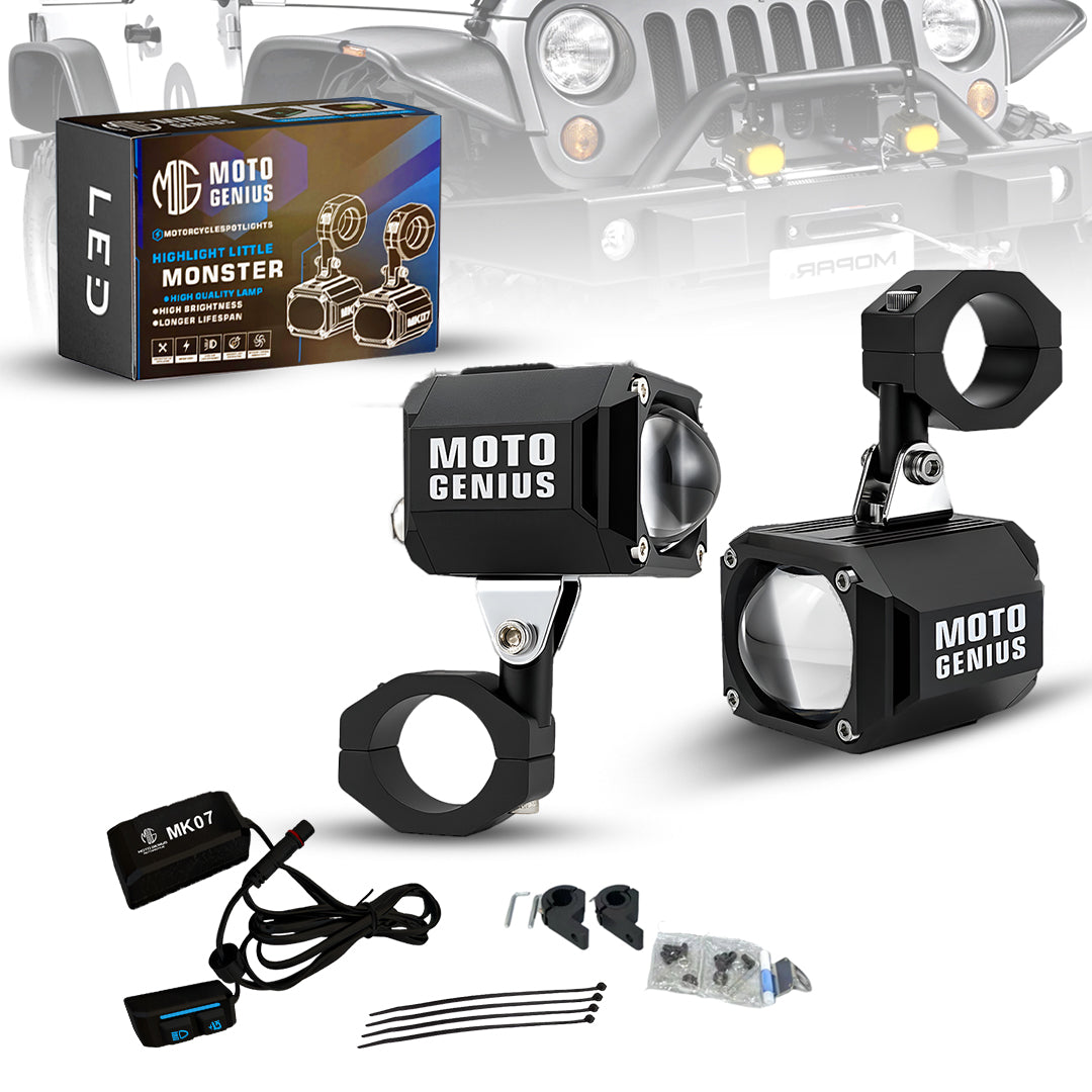 MK07 WITH HARNESS 80W piece High-Performance LED Auxiliary Fog