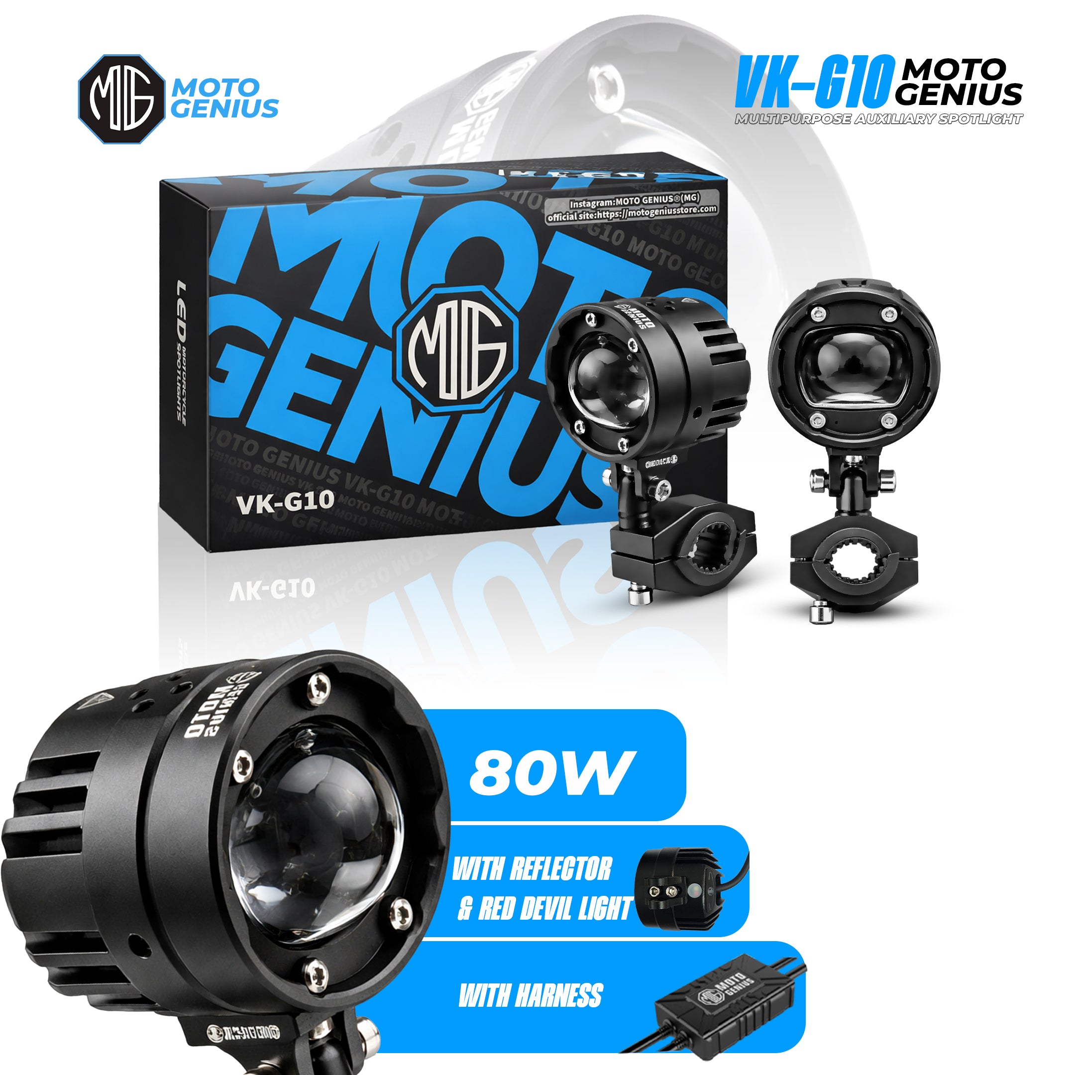 Moto Genius VK-G10 Fog lights