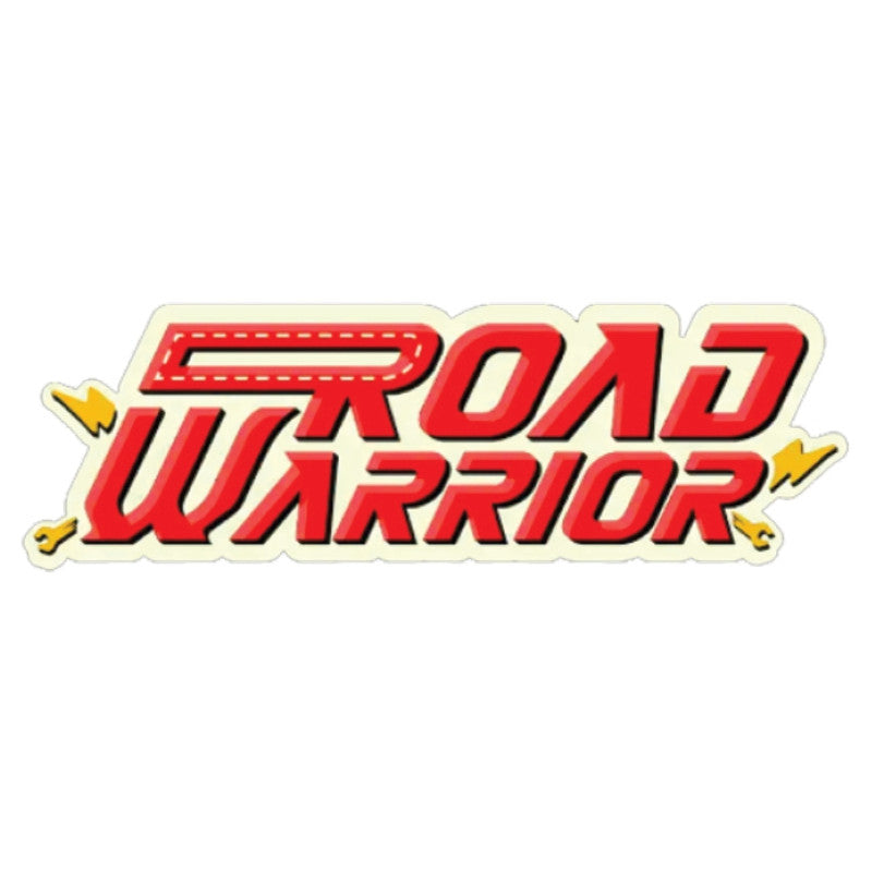 Round-Warrior 3D Vinyl Sticker Waterproof Decals for Motorcycle, Helmet & Laptop | Edgy Aesthetic Stickers for Bikes and cars