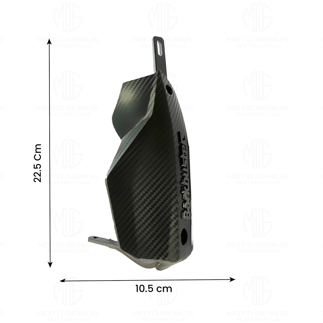 Universal Bike Hand Guards Protectors | Made for Hand Safety While Riding All Motorcycle - (Black)