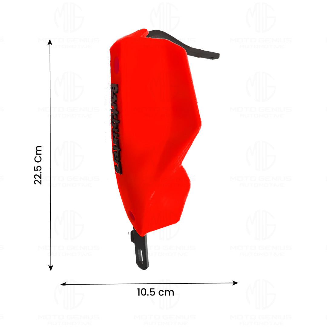 Universal Bike Hand Guards Protectors | Made for Hand Safety While Riding All Motorcycle - (Black)