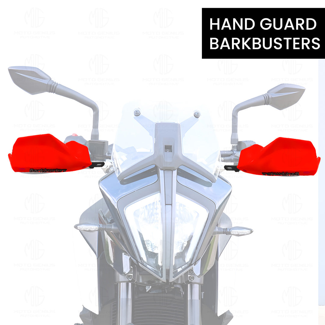 Universal Bike Hand Guards Protectors | Made for Hand Safety While Riding All Motorcycle - (Black)