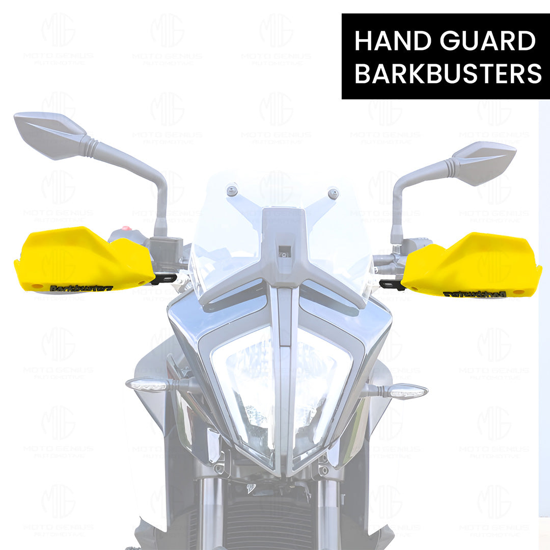 Universal Bike Hand Guards Protectors | Made for Hand Safety While Riding All Motorcycle - (Black)