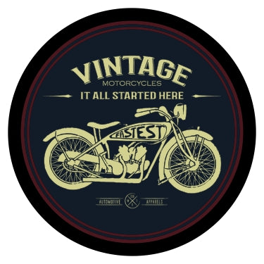 Vintage-SPC-15 Vinyl Sticker Waterproof Decals for Motorcycle, Helmet & Laptop | Edgy Aesthetic Stickers for Bikes and cars