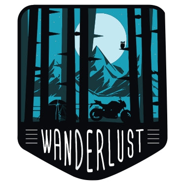 Wanderlust-New-SPC-15 Vinyl Sticker Waterproof Decals for Motorcycle, Helmet & Laptop | Edgy Aesthetic Stickers for Bikes and cars