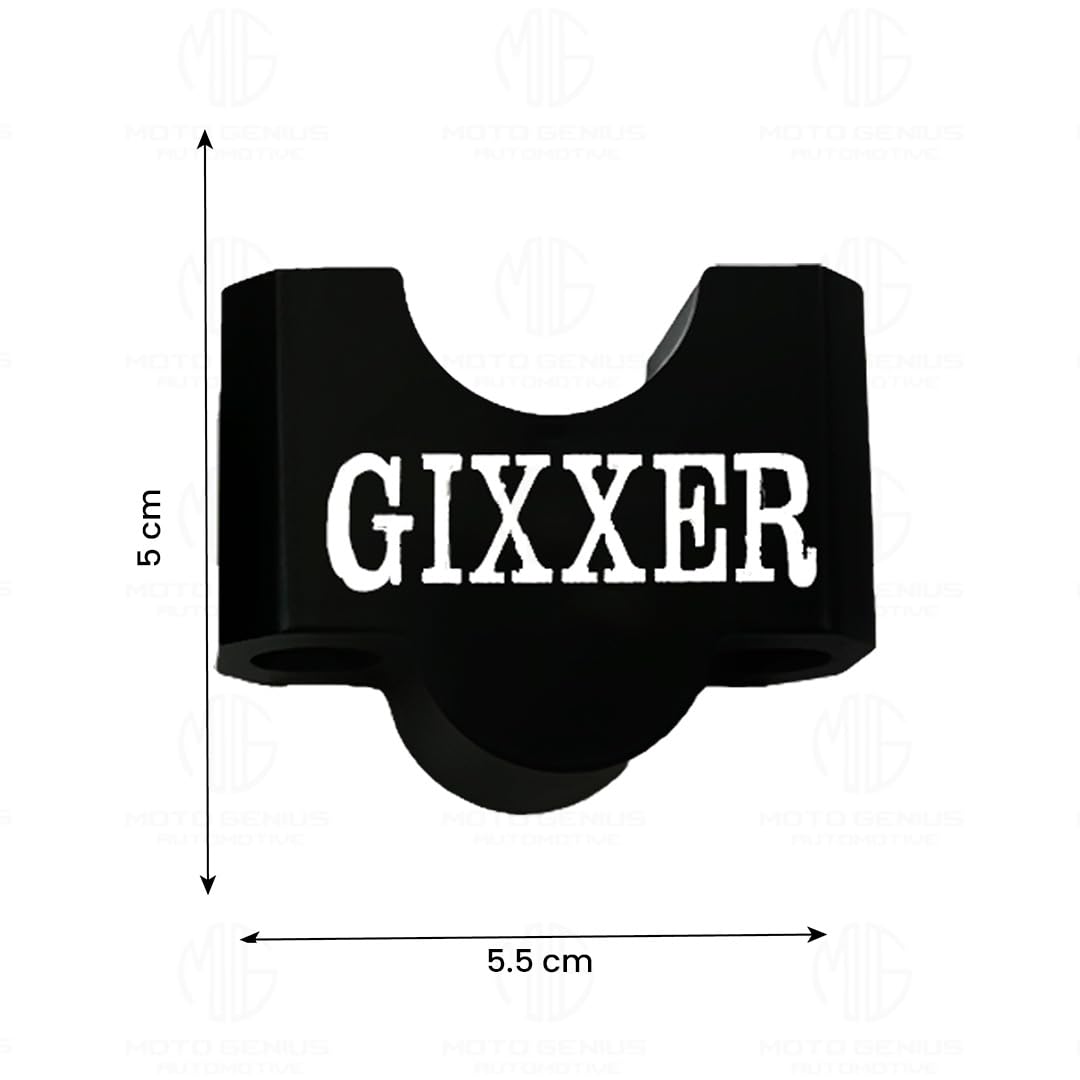 Adjustable Aluminium Handlebar Riser for Gixxer Motorbike – Height Riser Clamp for Enhanced Comfort and Control-Adjustable - Moto Genius