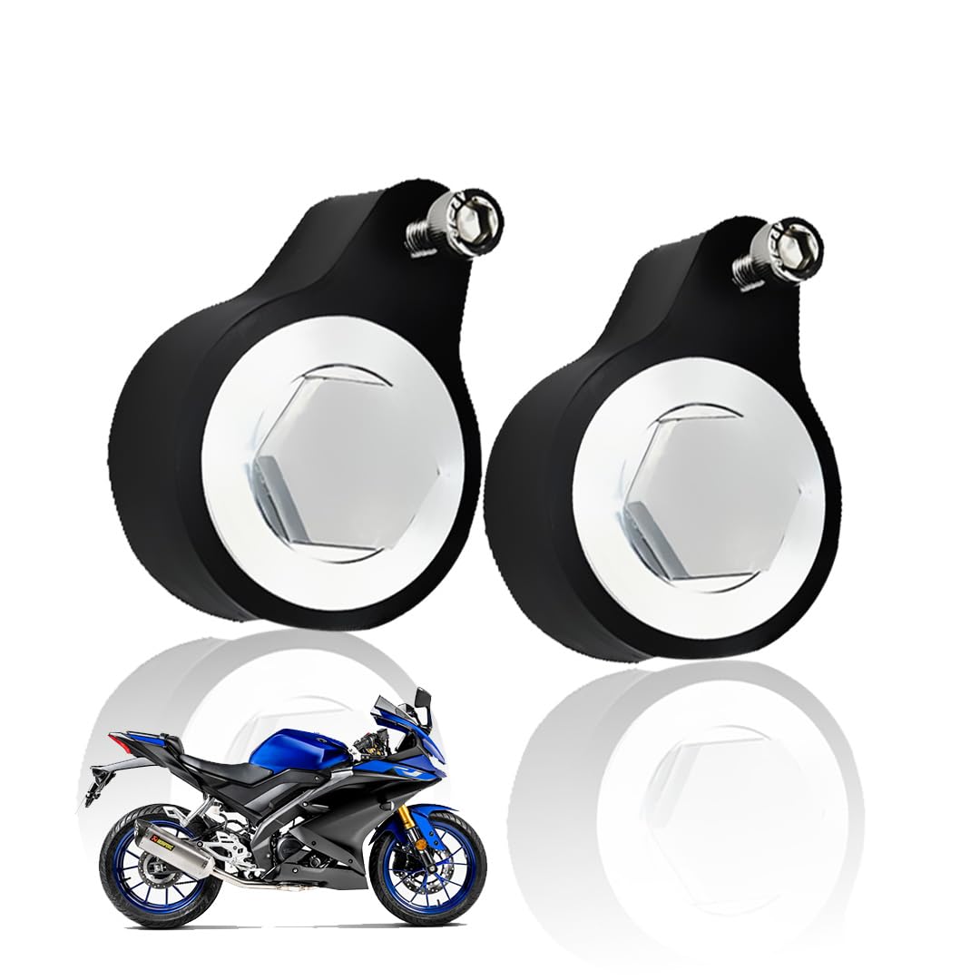 Adjustable Handle Riser for R15 V3 Motorbike | Enhances Comfort and Control | Height Riser Clamp Compatible with R15-Black - Moto Genius