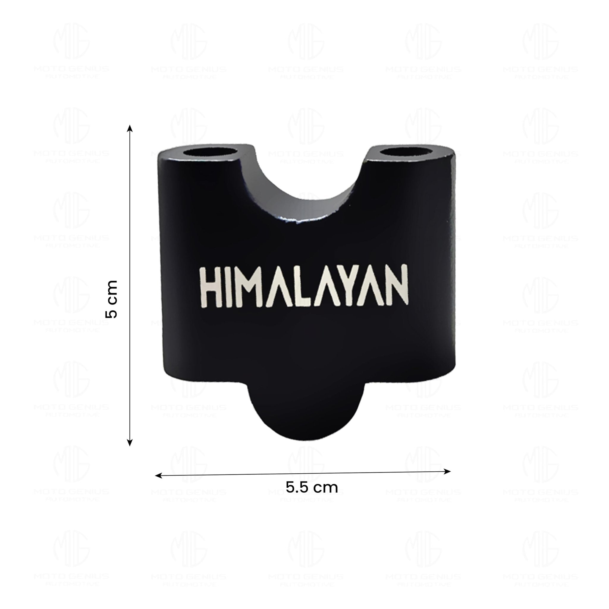 Adjustable Handle Riser for RE Himalayan BS3/BS4/BS6/Scram Motorbike |Enhances Comfort and Control | Height Riser Clamp Compatible with RE Himalayan-Straight - Moto Genius