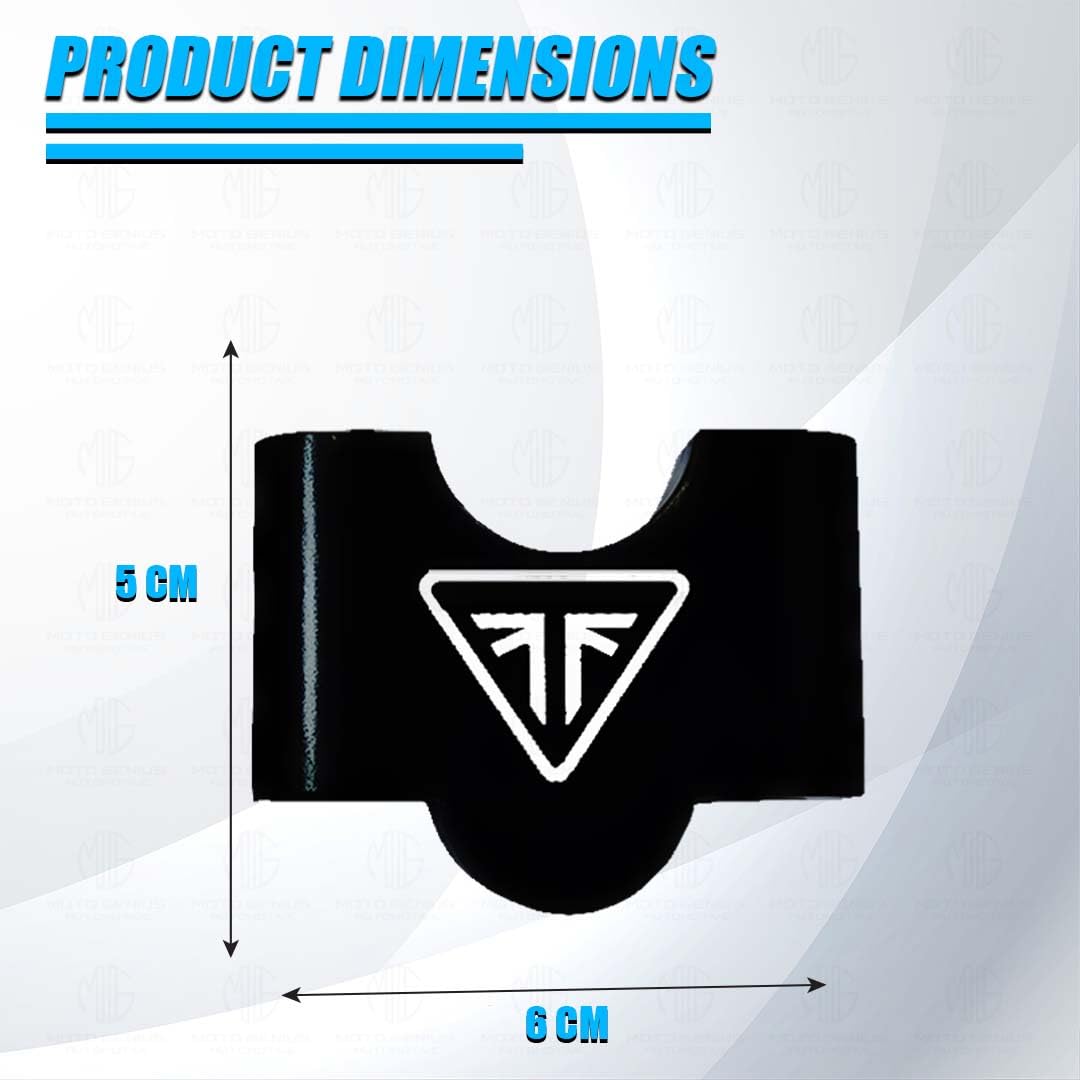 Adjustable Handle Riser for Triumph Motorbike | Height Riser Clamp for Better Comfort & Control | Compatible with Triumph Bikes-Black - Moto Genius